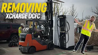 Removing My XCharge Battery-Integrated DC Fast Charger! Data Analysis, Removal Process & What's Next