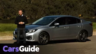 Subaru Impreza 2.0i-Premium sedan 2017 review: road test video
