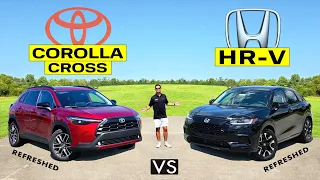 AFFORDABLE CROSSOVERS! -- 2026 Toyota Corolla Cross vs. 2026 Honda HR-V: Comparison
