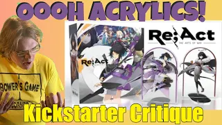 Re;ACT - The Arts of War - Kickstarter Critique Review