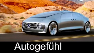 Mercedes Autonomous Driving Car Concept F015 “Luxury in Motion” overview - Autogefühl