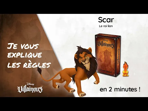 Je vous explique les règles de SCAR - VILLAINOUS en moins de 2 minutes!