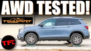The Best I’ve Tested Until This Happened… NEW 2024 Honda Passport Slip Test & Off-Road Review
