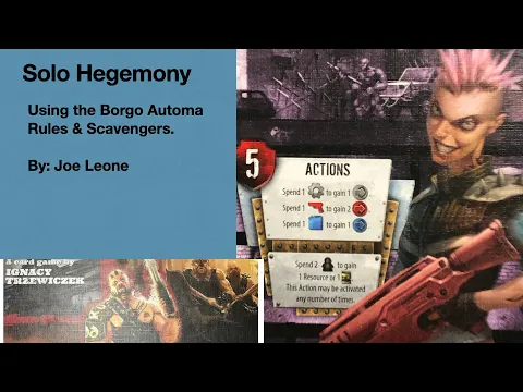 51st state solo Hegemony using the Scavengers expansion