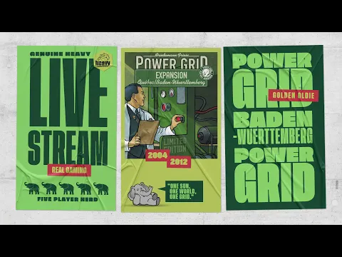 Power Grid: Baden-Württemberg Expansion- 5p Teaching, Play-through, & Round table by Heavy Cardboard
