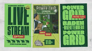 Power Grid: Baden-Württemberg Expansion- 5p Teaching, Play-through, & Round table by Heavy Cardboard