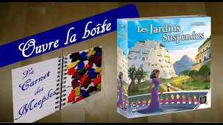 Le Carnet des Meeples ouvre la boîte Les Jardins Suspendus Gigamic