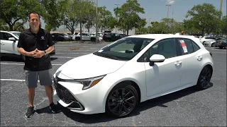 Can the 2025 Toyota Corolla Hatchback XSE compete with a Honda Civic Hatchback?