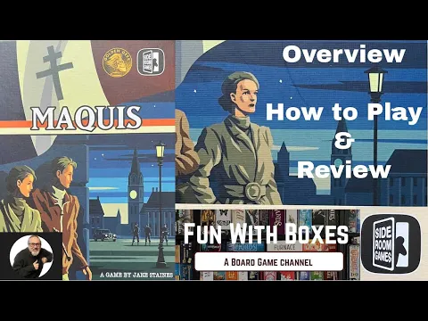 MAQUIS Solo Board Game 2nd Edition | Overview, How to Play and Review | Side Room Games |