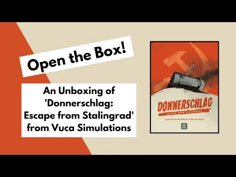 Unboxing of VUCA Simulation's Donnerschlag