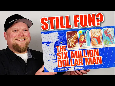 The Six Million Dollar Man Retro Board Game Review - Parker Brothers (1975)