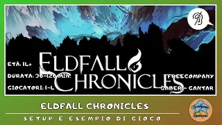 Eldfall Chronicles - setup e esempio di gioco in italiano (gameplay) [SUB ITA]