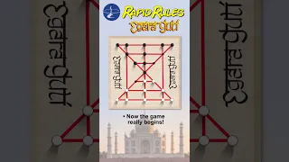 Egara Guti is a classic 2-player strategy game from India with many "cousins."