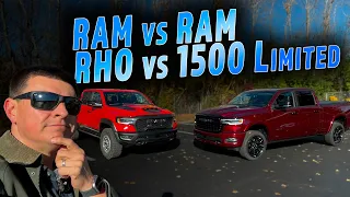 RAV vs RAM! 2025 RAM RHO vs 2025 RAM 1500 Limited. Which $87,000 Cowboy Cadillac Is Best?