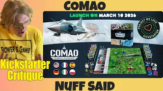 COMAO (A) ROBOT VOICE GOES AWAY after Main Video SORRY! - Kickstarter Critique Review