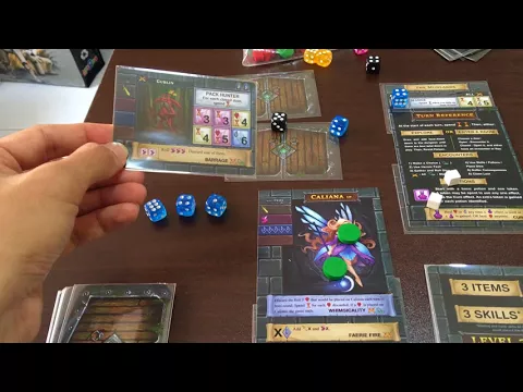 Pavvo Plays - One Deck Dungeon - Forest of Shadows