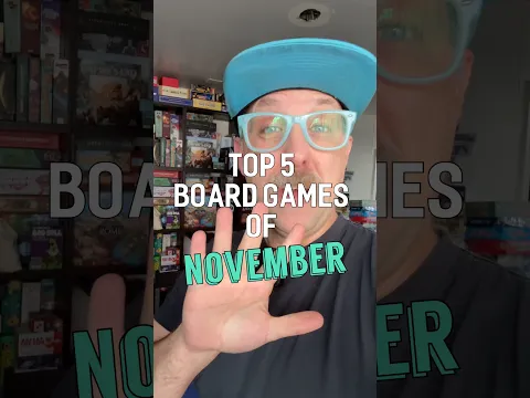 Top 5 Board Games of November! #boardgames #tabletopgames #gamenight #boardgamegeek #games