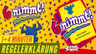 6 Nimmt Regeln Anleitung Erklärung Kartenspiel Klassiker Amigo