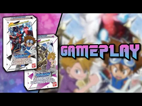 Digimon Venomous Violet vs Machine Black Gameplay | Bandai