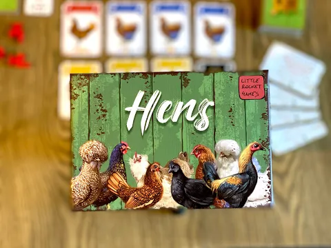 Hens - Unboxing & Setup - Little Rocket Games