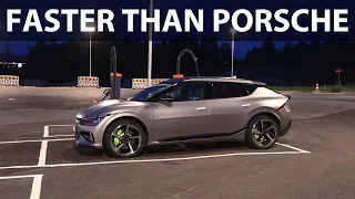 Kia EV6 GT acceleration, braking and noise test