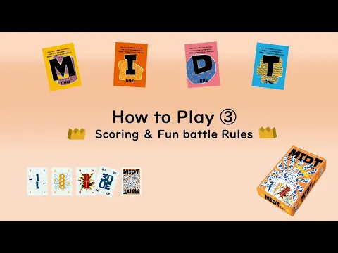 MIDT [How to Play ③] Scoring＆Fun battle Rules