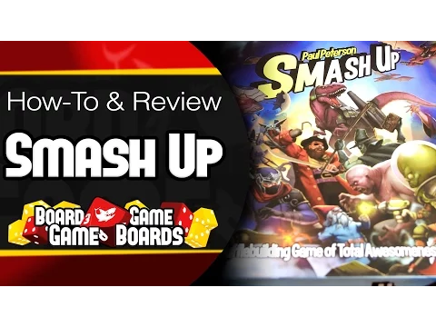 Smash Up How-to & Review: Board Game Game Boards