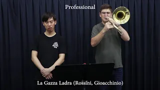 Professional vs Beginner Trombonist