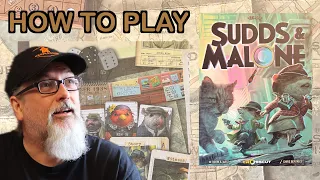 How to Play Sudds & Malone | A Board Game designed by Adam West | Published by CrossCut Games