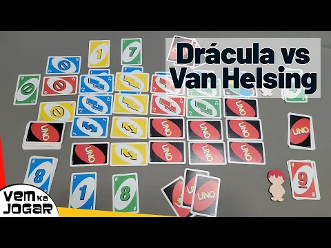 DRACULA vs VAN HELSING com CARTAS de UNO! | Adaptação