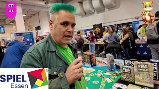 Fair Enough game overview with Friedemann Friese at Spiel Essen 2025