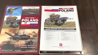 Next War: Poland, Second Edition (GMT) - Unboxing and Discussion of Series