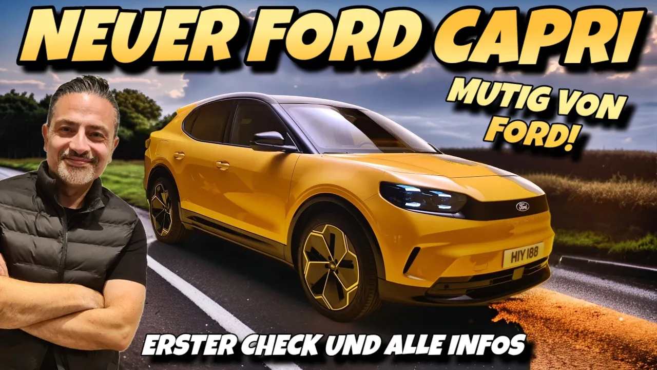 Ford Capri als Elektroauto! Auf den Spuren einer Legende.