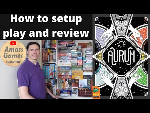 Aurum 3-4 player #tricks trick taking #tabletop #boardgame #review #howtoplay AmassGames 4k #teach