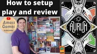 Aurum 3-4 player #tricks trick taking #tabletop #boardgame #review #howtoplay AmassGames 4k #teach