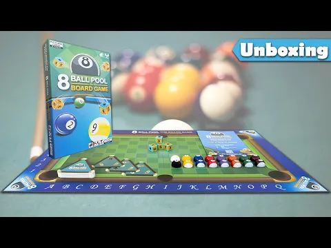 8 Ball Pool The Board Game Unboxing