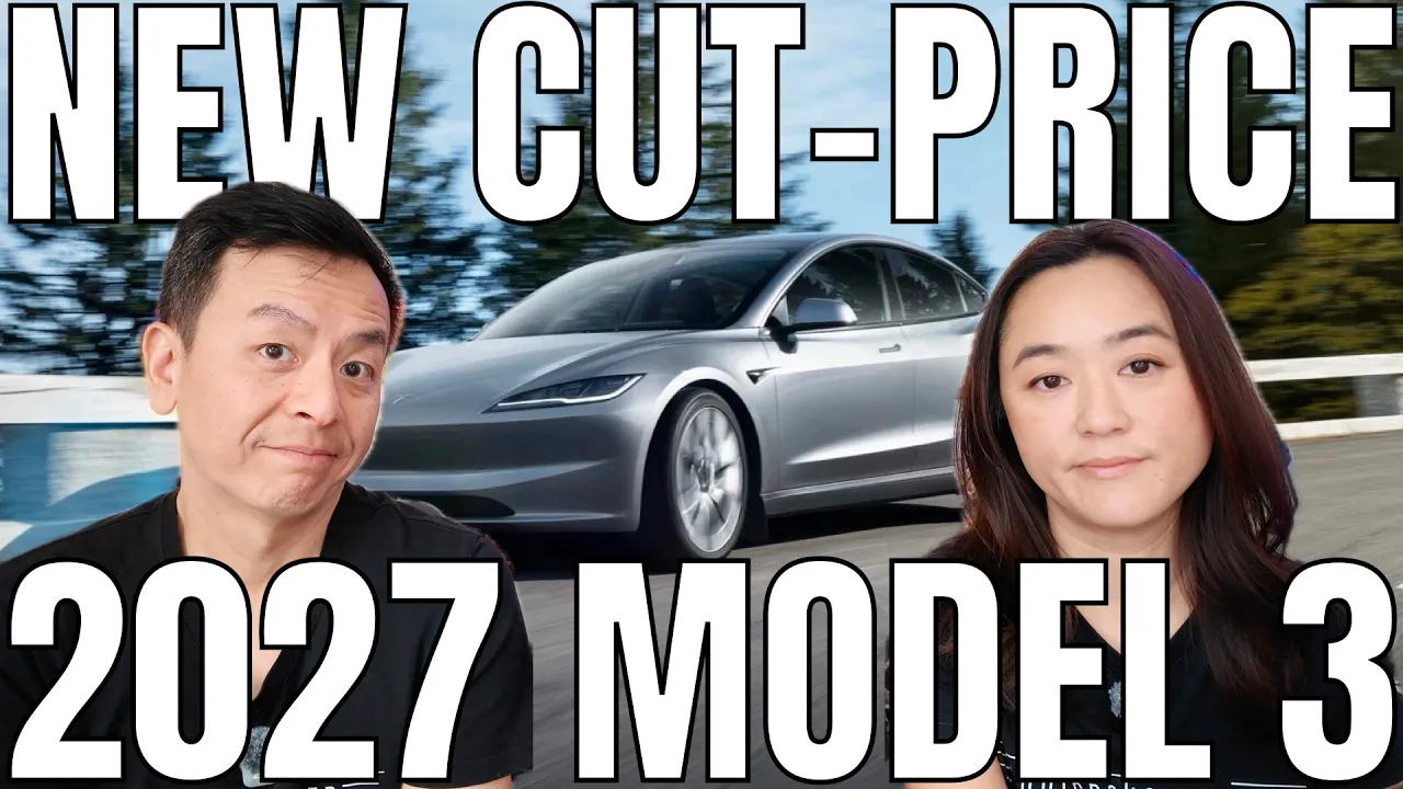 New 2027 Tesla Model 3 Rear Wheel Drive Entry Level Spec Walkthrough