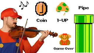I played the BEST Mario Sound Effects and Music on Violin
