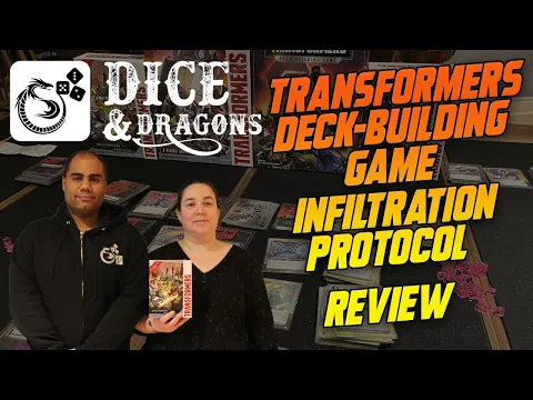 Dice and Dragons - Transformers Deck Building Game Infiltration Protocol Review