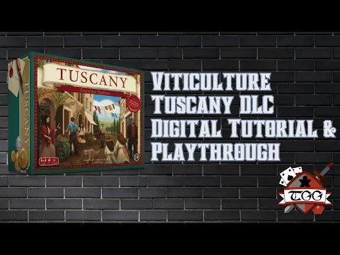Viticulture Tuscany DLC Digital Tutorial & Playthrough | Complete Gameplay Guide