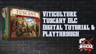 Viticulture Tuscany DLC Digital Tutorial & Playthrough | Complete Gameplay Guide