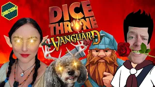 Dice Throne Vanguard (Sun Elf, Forge Master, Duelist, Druid) - A Boardgamechuck Unboxing