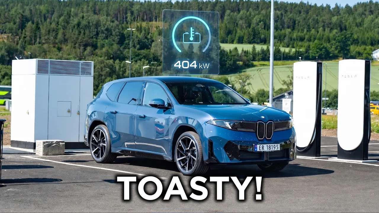 I Charge The BMW iX3 On A V4 Tesla Supercharger - Full Charging Analysis w/ Battery Temperature