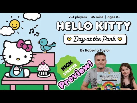 Hello Kitty: Day At The Park - Coming to #kickstarter #BoardGames #hellokitty