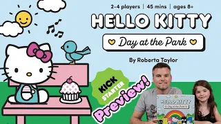 Hello Kitty: Day At The Park - Coming to #kickstarter #BoardGames #hellokitty