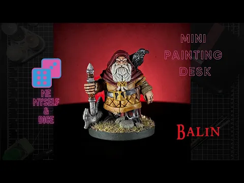 PAINTING Lord of the Rings Journeys in Middle Earth BOARD GAME MINIATURES Ep. 2 BALIN