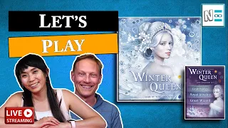 How to Play WINTER QUEEN with MINI EXPANSIONS - Live Playthrough - Let's play #69