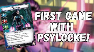 Marvel Champions Psylocke First Game and Impressions