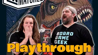 Unmatched T Rex Vs Dr.  Sattler Full Playthrough | The Game Haus