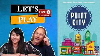 POINT CITY -  Live Board Game Playthrough & Review #121